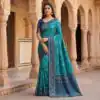 MB 6088 Firozi Color Lace Work & Zari Work Sareein Pochampalli Silk. Best Price ₹2049. Delivery 4-6 Working Days. Shop now. | Designer Sarees, Sarees, Bollywood Sarees, Creative Sarees, Embroidered Sarees, Ethnic Saree, Modern Digital sarees, Party Wear Sarees