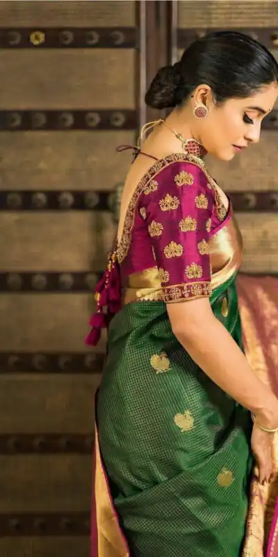 KPR 030 Green Color Soft Lichi Silk Saree with Lace Border & Lace Work. Best Price ₹1499. Delivery 4-6 Working Days. Shop now. | Designer Sarees, Sarees, Bollywood Sarees, Creative Sarees, Embroidered Sarees, Ethnic Saree, Modern Digital sarees, Party Wear Sarees