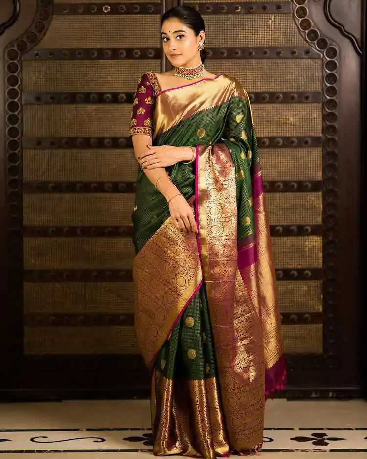 KPR 030 Green Color Soft Lichi Silk Saree with Lace Border & Lace Work. Best Price ₹1499. Delivery 4-6 Working Days. Shop now. | Designer Sarees, Sarees, Bollywood Sarees, Creative Sarees, Embroidered Sarees, Ethnic Saree, Modern Digital sarees, Party Wear Sarees
