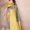 KPR 216 Grey in Soft Lichi Silk Lace Border & Lace Work Saree . Exclusive Offer ₹1449. Delivery 4-6 Working Days. Shop now. | Designer Sarees, Sarees, Bollywood Sarees, Creative Sarees, Embroidered Sarees, Ethnic Saree, Modern Digital sarees, Party Wear Sarees