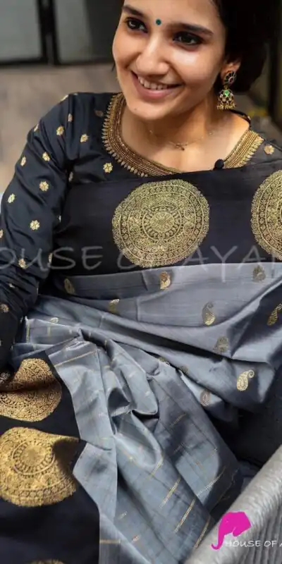 KPR 080 Grey Color Soft Lichi Silk Saree with Lace Border & Lace Work. Best Price ₹1449. Delivery 4-6 Working Days. Shop now. | Designer Sarees, Sarees, Bollywood Sarees, Creative Sarees, Embroidered Sarees, Ethnic Saree, Modern Digital sarees, Party Wear Sarees