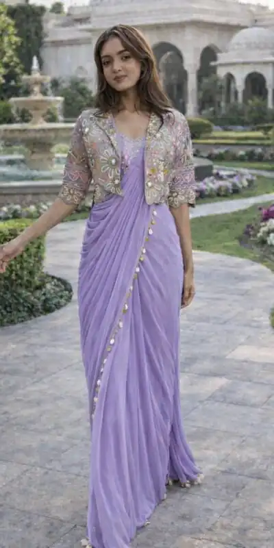 BB 59 Lavender Crep Silk Saree. Perfect for Wedding, Party, Pongal, Reception, Housewarming – Introductory Price ₹2399. Delivery 4-6 Working | Designer Sarees, Sarees, Bollywood Sarees, Creative Sarees, Embroidered Sarees, Ethnic Saree, Modern Digital sarees, Party Wear Sarees