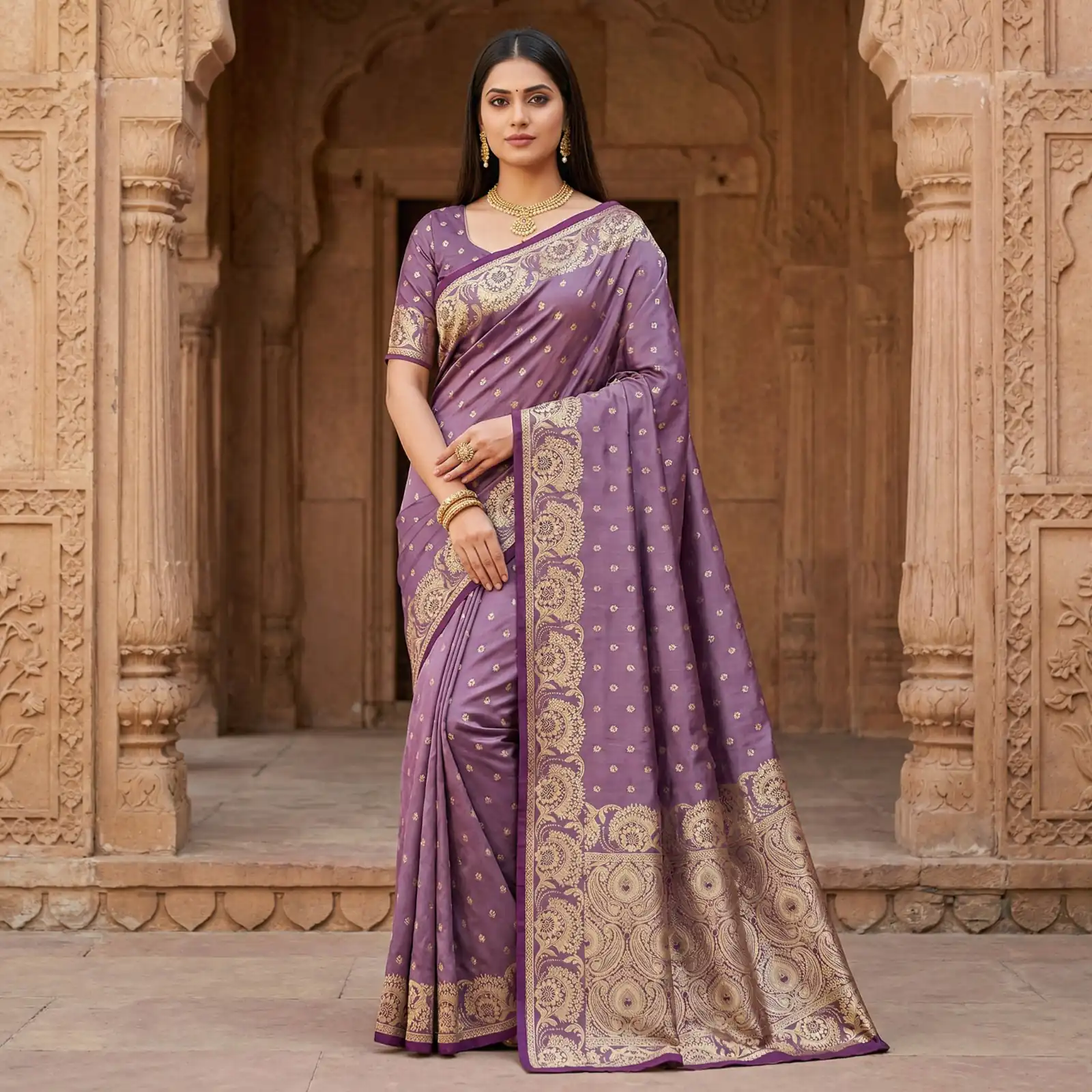 MB 8 Lavender in Color Satin Silk Zari Work & Lace Work Saree . Available at ₹2149 only. Delivery 4-6 Working Days. Shop now. | Creative Sarees, Sarees, Bollywood Sarees, Designer Sarees, Embroidered Sarees, Ethnic Saree, Modern Digital sarees, Party Wear Sarees