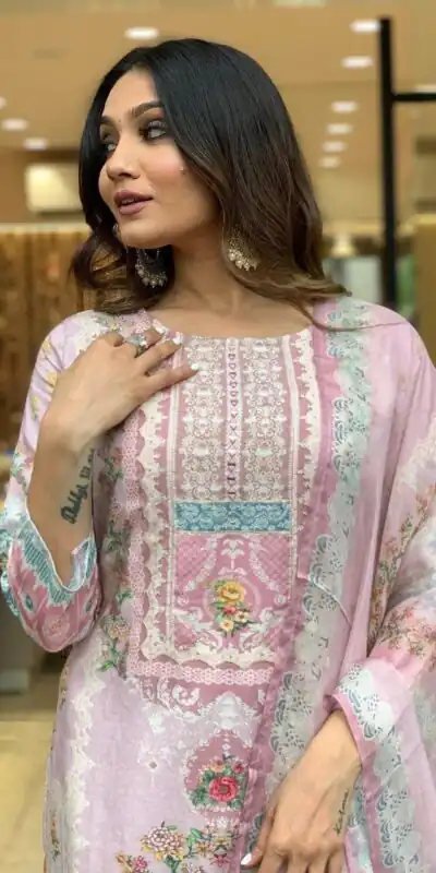 DC G22 Light Pink in Maslin Digital Print Salwar Suit . Wedding, Party, Festive, Events, Introductory Price ₹1749. Delivery 4-6 Working Days. Shop now. | Jump Suits, Salwar suit, Casual Suits, Creative suits, Designer Suits, Palazzo Suits, Party Wear Suits, Patiala Suits, Straight Suits