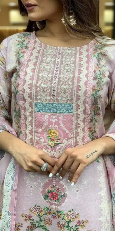 DC G22 Light Pink in Maslin Digital Print Salwar Suit . Wedding, Party, Festive, Events, Introductory Price ₹1749. Delivery 4-6 Working Days. Shop now. | Jump Suits, Salwar suit, Casual Suits, Creative suits, Designer Suits, Palazzo Suits, Party Wear Suits, Patiala Suits, Straight Suits