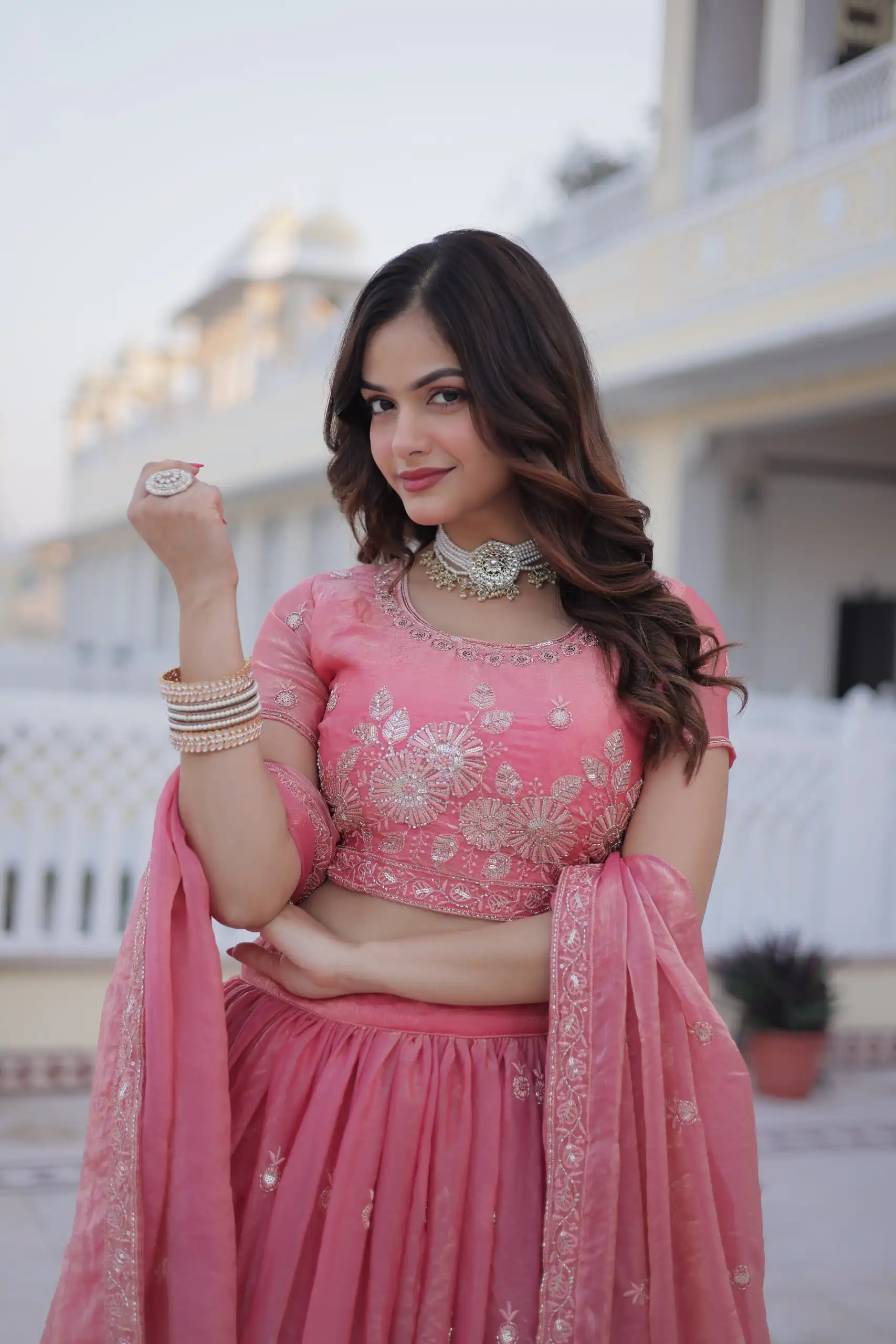 KA 5063 Gajri in Fendi Silk Embroidery Work & Zari Work Lehenga Choli . Affordable Price ₹2649. Delivery 4-6 Working Days. Shop now. | Lehenga, Bollywood Lehenga, Creative Lehenga, Designer Lehenga, Embroidered Lehenga, Party Wear Lehenga