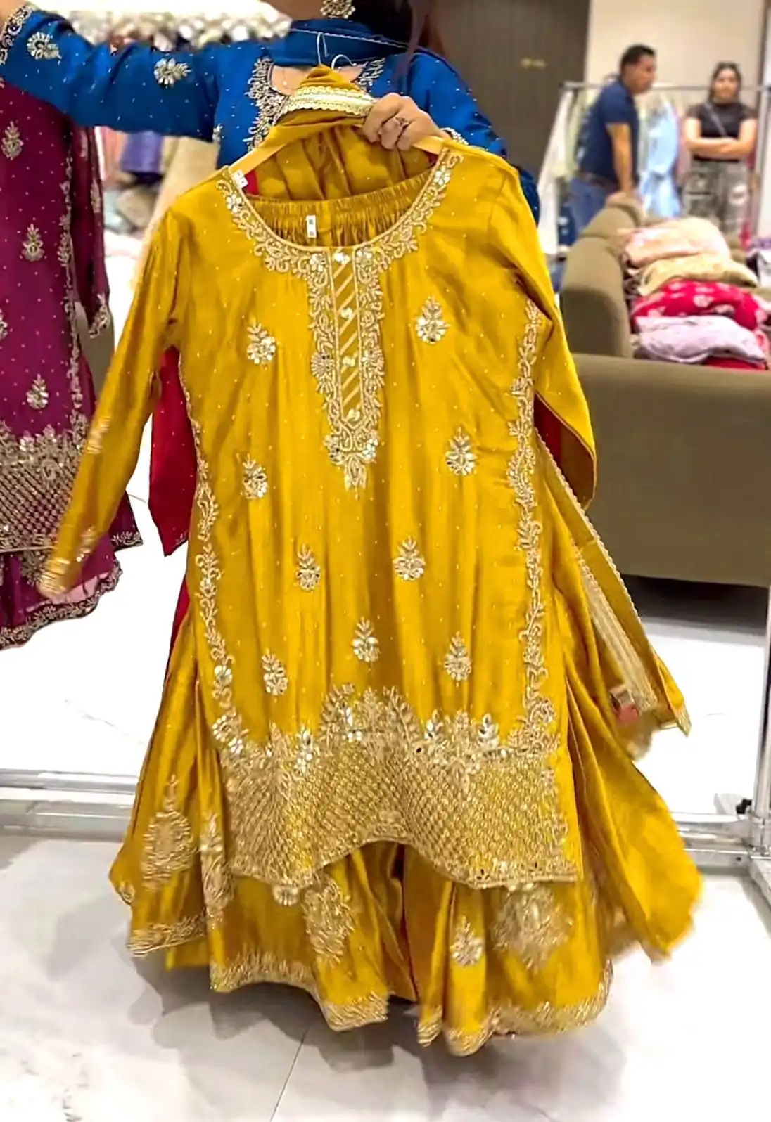 NF 1249 Mustered Color Chinon Silk Salwar Suit with Embroidery Work. Online Get it for ₹2149. Delivery 4-6 Working Days. Shop now. | Jump Suits, Casual Suits, Creative suits, Designer Suits, Palazzo Suits, Party Wear Suits, Patiala Suits, Straight Suits