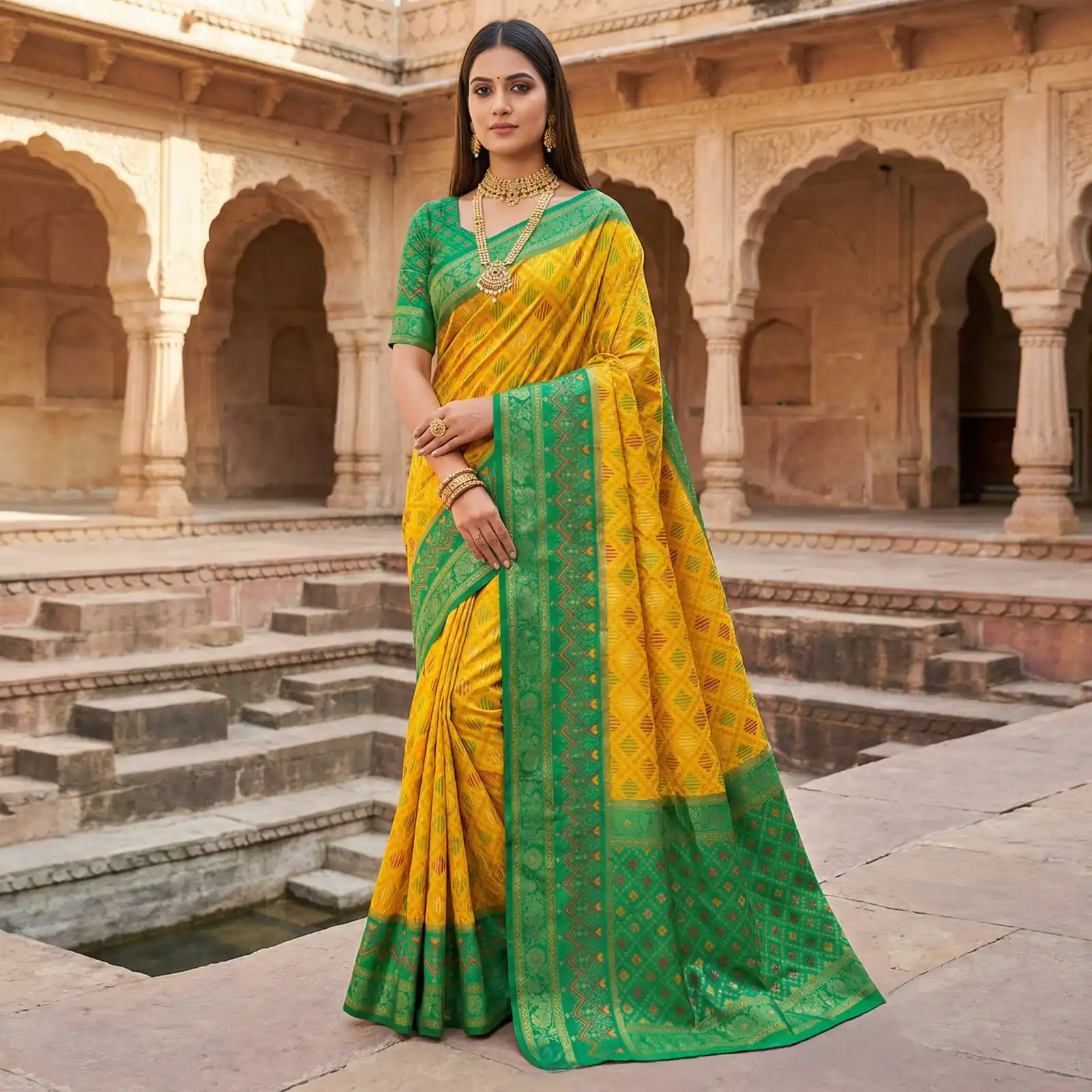 MB 6088 Mustered Color Lace Work & Zari Work Sareein Pochampalli Silk. Best Price ₹2049. Delivery 4-6 Working Days. Shop now. | Designer Sarees, Sarees, Bollywood Sarees, Creative Sarees, Embroidered Sarees, Ethnic Saree, Modern Digital sarees, Party Wear Sarees