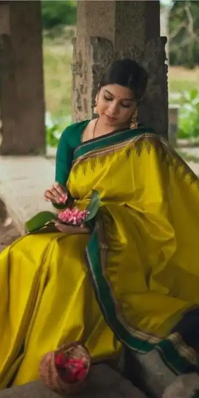 KPR 249 Mustered Color Soft Lichi Silk Saree with Lace Border & Lace Work. Best Price ₹1449. Delivery 4-6 Working Days. Shop now. | Designer Sarees, Sarees, Bollywood Sarees, Creative Sarees, Embroidered Sarees, Ethnic Saree, Modern Digital sarees, Party Wear Sarees