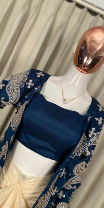 BE 450 Navy Blue French Crape Dhoti SuitPerfect for Wedding, Party, Makar Sankranti, Pongal, Anniversary – . Exclusive Offer ₹1999. Delivery 4-6 Working Da | Jump Suits, Salwar suit, Casual Suits, Creative suits, Designer Suits, Palazzo Suits, Party Wear Suits, Patiala Suits, Straight Suits