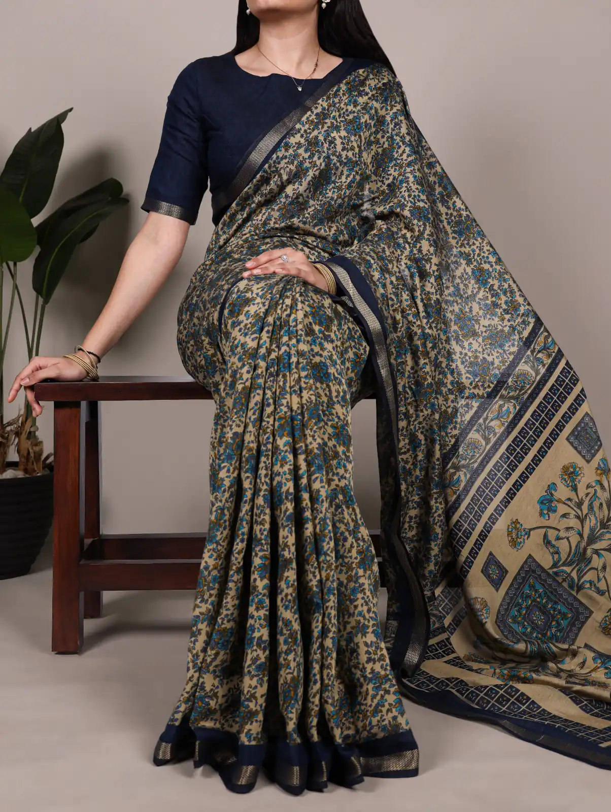 YNF 7200 Navy Blue Color Polyester Viscose Chanderi Saree with Zari Work. Get it for ₹1599. Delivery 4-6 Working Days. Shop now. | Designer Sarees, Sarees, Bollywood Sarees, Creative Sarees, Embroidered Sarees, Ethnic Saree, Modern Digital sarees, Party Wear Sarees