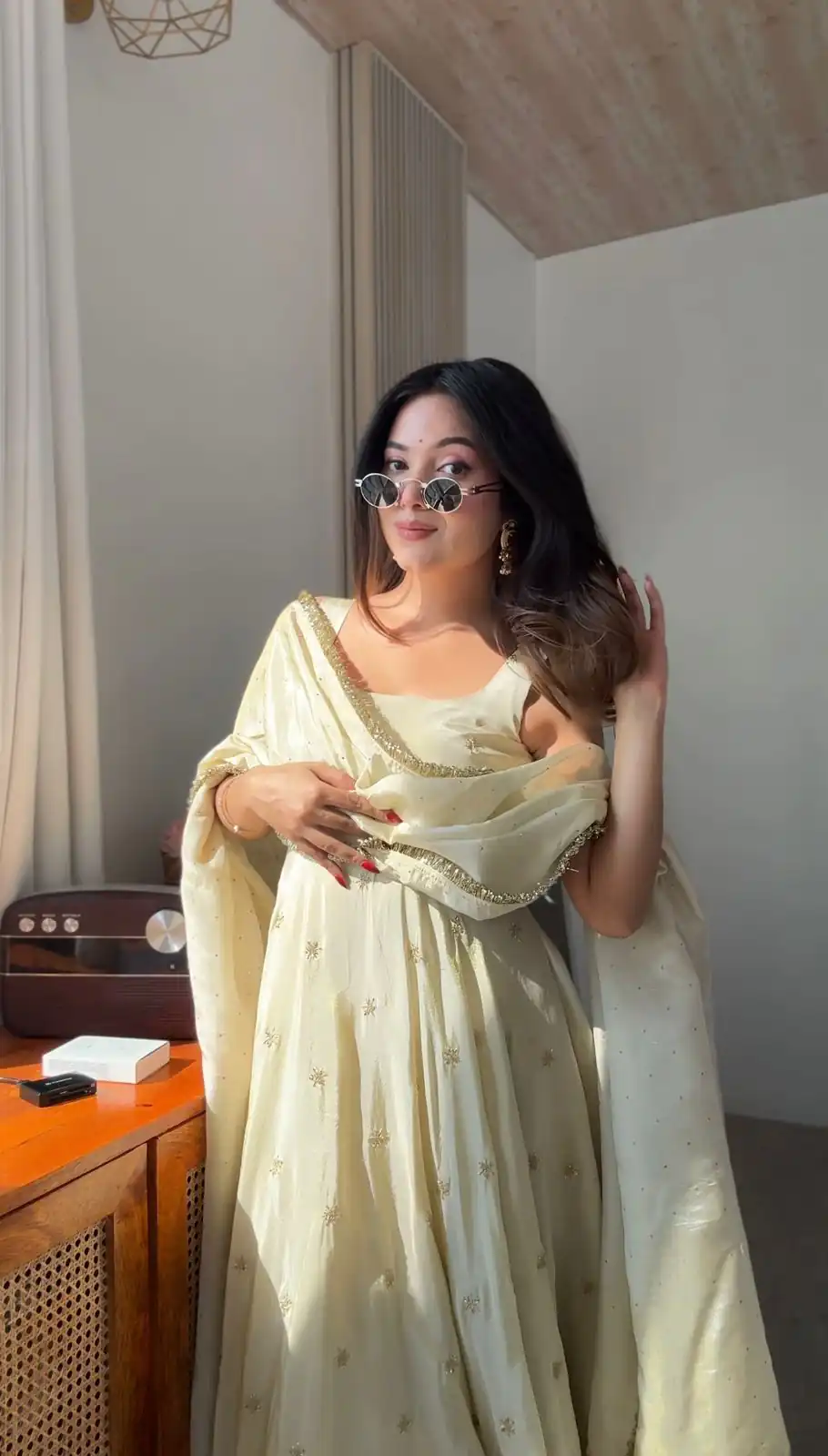 SRK 5325 Off White in Cosmos Embroidery Work & Lace Work Salwar Suit Gold. Available at ₹2099 only. Delivery 4-6 Working Days. Shop now. | Jump Suits, Salwar suit, Casual Suits, Creative suits, Designer Suits, Palazzo Suits, Party Wear Suits, Patiala Suits, Straight Suits