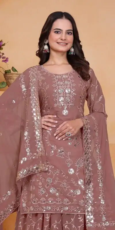 FE 99 Onion Color Fox Georgette Salwar Suit with Embroidery Work. Online Now at just ₹2549. Delivery 4-6 Working Days. Shop now. | Jump Suits, Salwar suit, Casual Suits, Creative suits, Designer Suits, Palazzo Suits, Party Wear Suits, Patiala Suits, Straight Suits