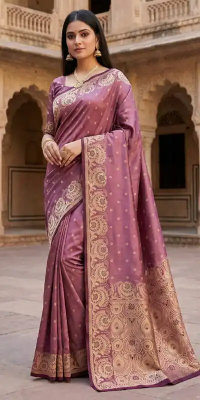 MB 8 Onion in Color Satin Silk Zari Work & Lace Work Saree . Available at ₹2149 only. Delivery 4-6 Working Days. Shop now. | Creative Sarees, Sarees, Bollywood Sarees, Designer Sarees, Embroidered Sarees, Ethnic Saree, Modern Digital sarees, Party Wear Sarees