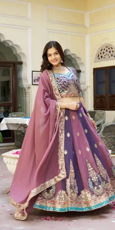 Ram 149 Onion Star Georgette Lehenga Choli with Lace Work & Embroidery Work. Get it for ₹3449. Delivery 4-6 Working Days. Shop now. | Lehenga, Bollywood Lehenga, Creative Lehenga, Designer Lehenga, Embroidered Lehenga, Party Wear Lehenga