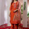 DIVA 111 Orange Viscose Silk Salwar Suit with Thread Embroidery Work. Best Price ₹2049. Delivery 4-6 Working Days. Shop now. | Jump Suits, Salwar suit, Casual Suits, Creative suits, Designer Suits, Palazzo Suits, Party Wear Suits, Patiala Suits, Straight Suits