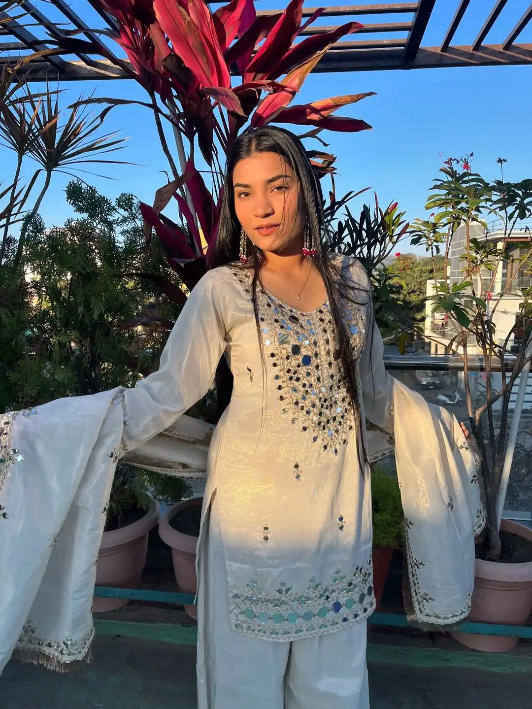 BE 328 Off White Faux Georgette Salwar Suit Perfect for Wedding, Party, Family Gatherings, Sangeet, Housewarming – . Affordable Price ₹2049. Days | Jump Suits, Salwar suit, Casual Suits, Creative suits, Designer Suits, Palazzo Suits, Party Wear Suits, Patiala Suits, Straight Suits