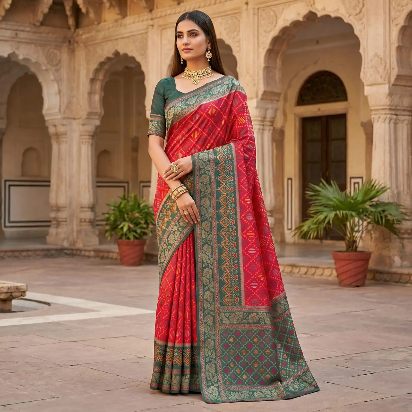 MB 6088 Pink Color Lace Work & Zari Work Sareein Pochampalli Silk. Best Price ₹2049. Delivery 4-6 Working Days. Shop now. | Designer Sarees, Sarees, Bollywood Sarees, Creative Sarees, Embroidered Sarees, Ethnic Saree, Modern Digital sarees, Party Wear Sarees