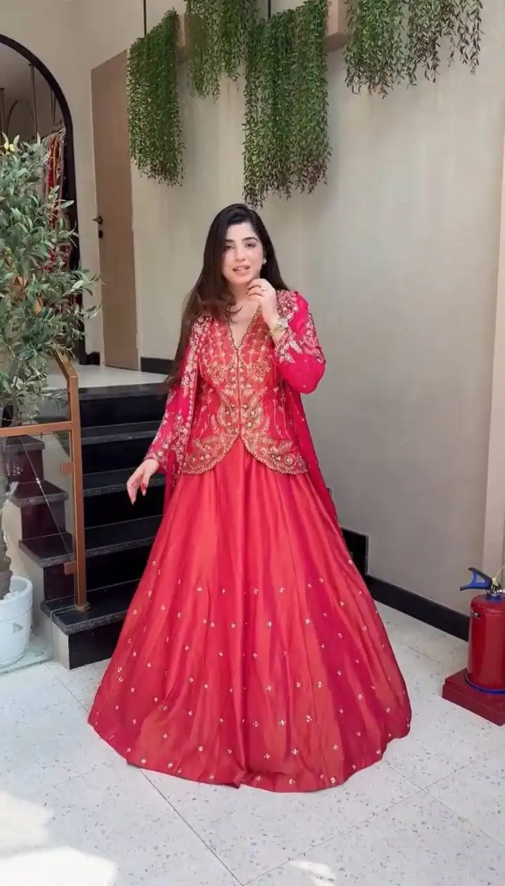 PC 554 Pink Color Simar Lehenga Choli with Embroidery Work. Online Exclusive Offer ₹3149. Delivery 4-6 Working Days. Shop now. | Lehenga, Bollywood Lehenga, Creative Lehenga, Designer Lehenga, Embroidered Lehenga, Party Wear Lehenga