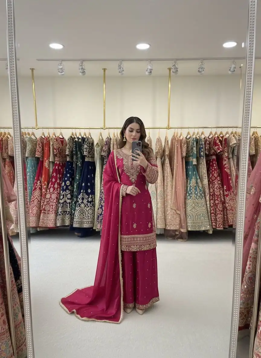 WW 1245 Pink Zimmy Silk Salwar Suit with Lace Work & Embroidery Work. Affordable Price ₹2499. Delivery 4-6 Working Days. Shop now. | Jump Suits, Salwar suit, Casual Suits, Creative suits, Designer Suits, Palazzo Suits, Party Wear Suits, Patiala Suits, Straight Suits