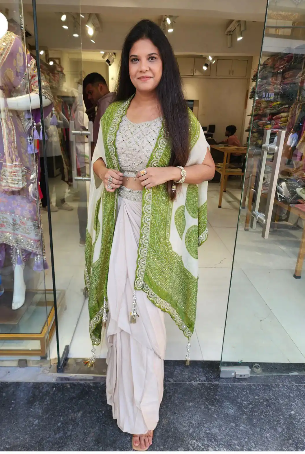 BB 53 Pista Crap Silk Dhoti Suit. Perfect for Wedding, Party, Anniversary, Holi, Temple Visit – Available at ₹2599 only. Delivery 4-6 Working Days. | Jump Suits, Salwar suit, Casual Suits, Creative suits, Designer Suits, Palazzo Suits, Party Wear Suits, Patiala Suits, Straight Suits