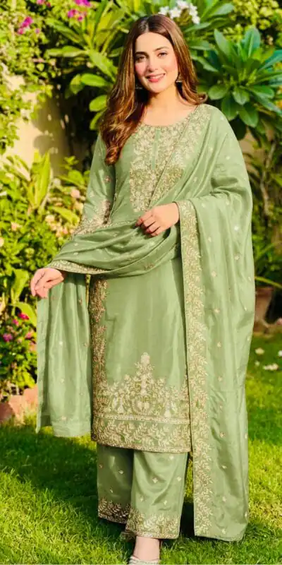 SRK 5316 Pista Organza Silk Salwar Suit Perfect for Wedding, Party, Makar Sankranti, Eid, Durga Puja – . Affordable Price ₹2149. Delivery 4-6 Workin | Jump Suits, Salwar suit, Casual Suits, Creative suits, Designer Suits, Palazzo Suits, Party Wear Suits, Patiala Suits, Straight Suits