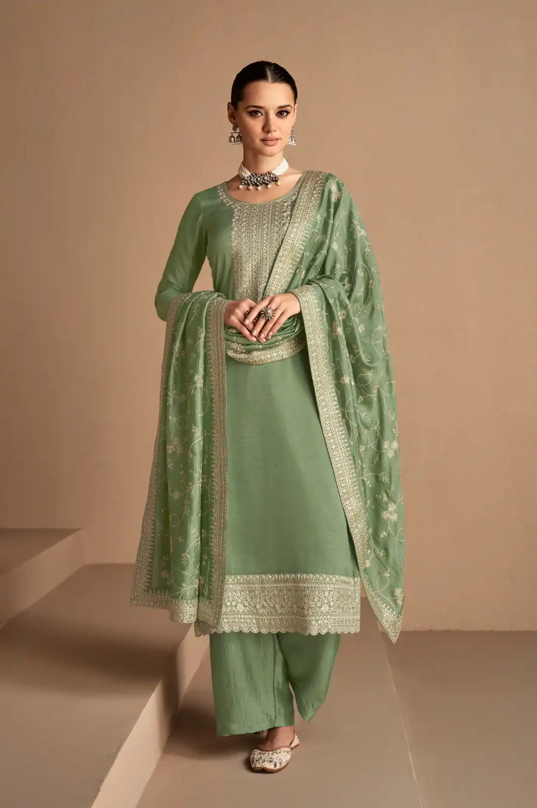 FC 9522 Pista Vichitra Salwar Suitwith Embroidery Work & Stone Work. Exclusive Offer ₹2499. Delivery 4-6 Working Days. Shop now. | Jump Suits, Tops & Bottoms, Track Suits, Salwar suit, Casual Suits, Creative suits, Designer Suits, Palazzo Suits, Party Wear Suits, Patiala Suits, Straight Suits, Trendy Wear