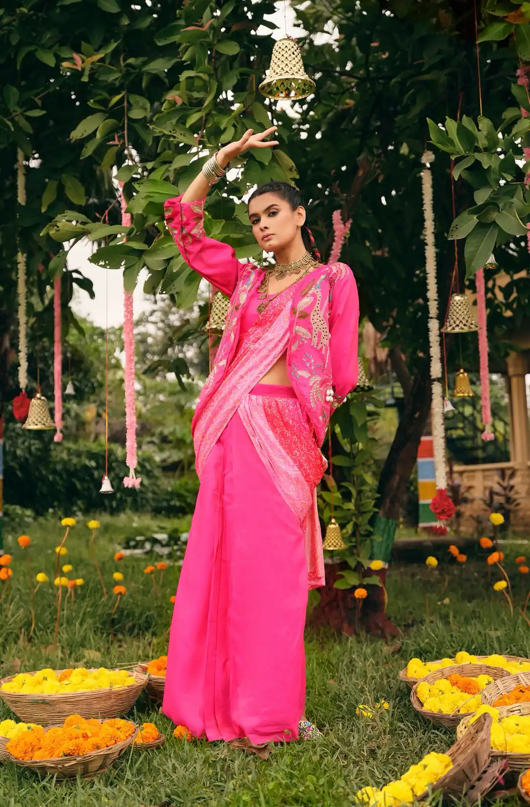 RR 34 Pink Shimmer Saree Perfect for Wedding, Party, Cultural Events, Durga Puja, Reception – . Best Price ₹2049. Delivery 4-6 Working Days. Shop now. | Designer Sarees, Modern Digital sarees, Sarees, Bollywood Sarees, Creative Sarees, Embroidered Sarees, Ethnic Saree, Party Wear Sarees