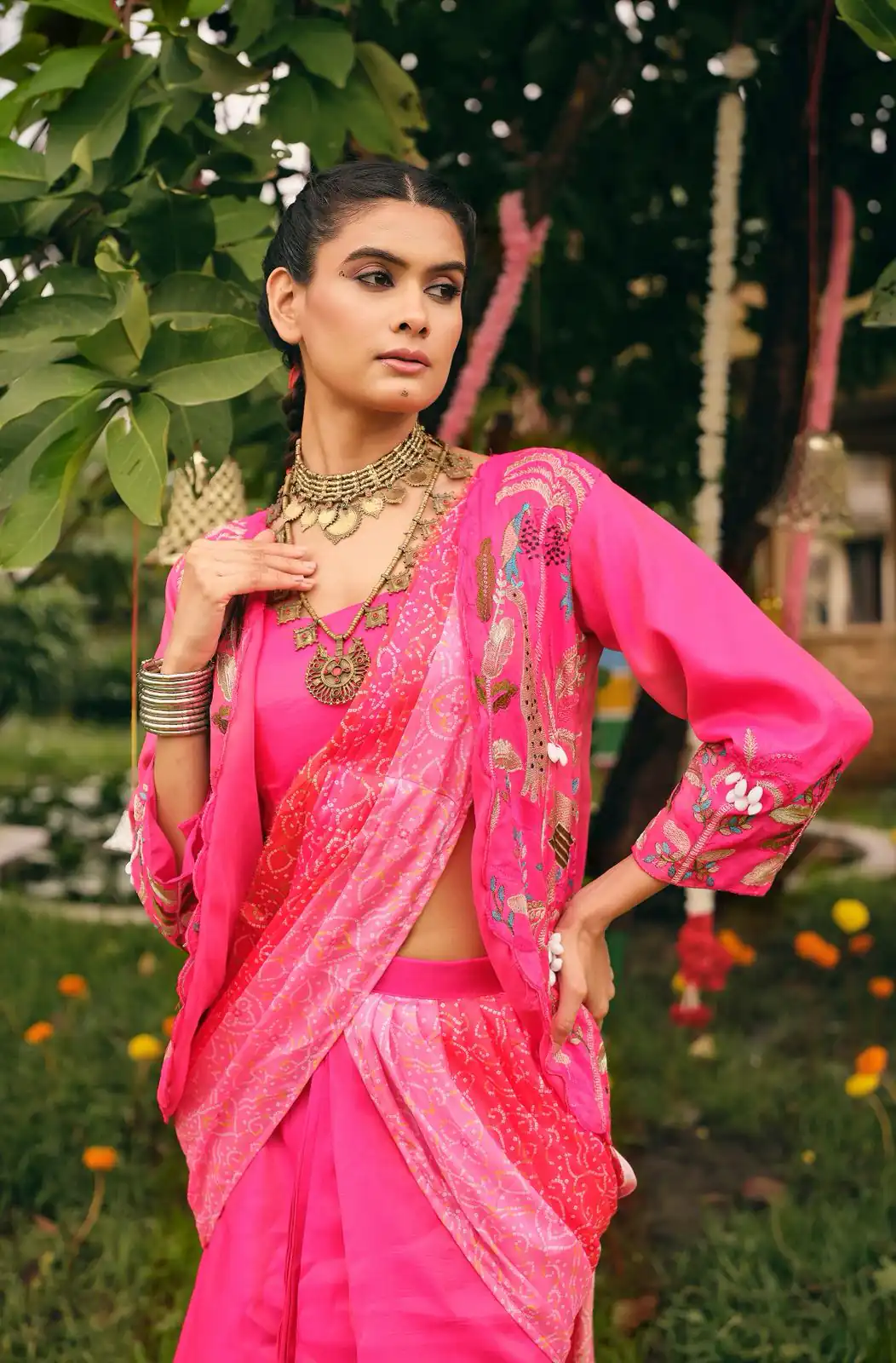 RR 34 Pink Shimmer Saree Perfect for Wedding, Party, Cultural Events, Durga Puja, Reception – . Best Price ₹2049. Delivery 4-6 Working Days. Shop now. | Designer Sarees, Modern Digital sarees, Sarees, Bollywood Sarees, Creative Sarees, Embroidered Sarees, Ethnic Saree, Party Wear Sarees