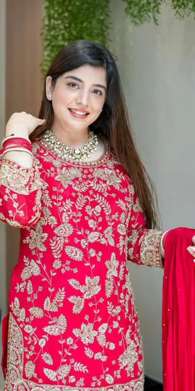 SRK 5302 Red Color Georgette Salwar Suit with Embroidery Work. online Get it for ₹1899. Delivery 4-6 Working Days. Shop now. | Jump Suits, Salwar suit, Casual Suits, Creative suits, Designer Suits, Palazzo Suits, Party Wear Suits, Patiala Suits, Straight Suits