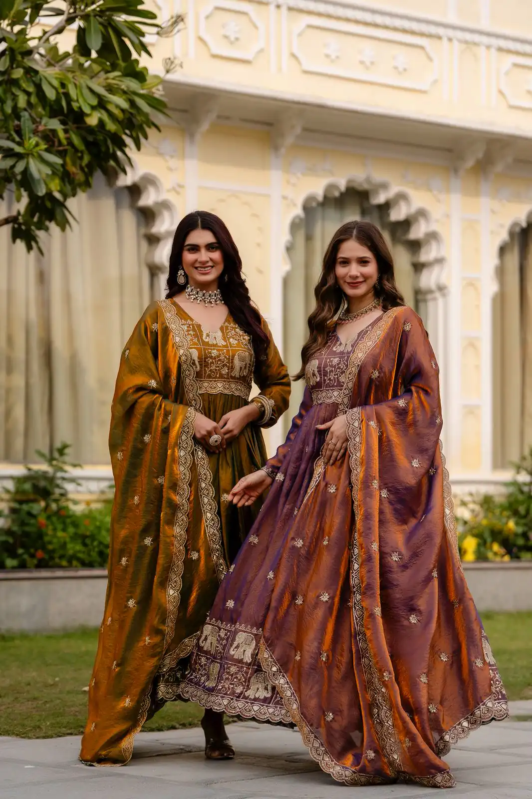 RR 38 Purple Fendy Satin Gown Perfect for Wedding, Party, Pongal, Makar Sankranti, Ganesh Chaturthi – . Available at ₹2649 only. Delivery 4-6 Wor | Gowns, Bollywood Gowns, Creative Gowns, Designer Gowns, Embroidered Gowns, Party Wear Gowns