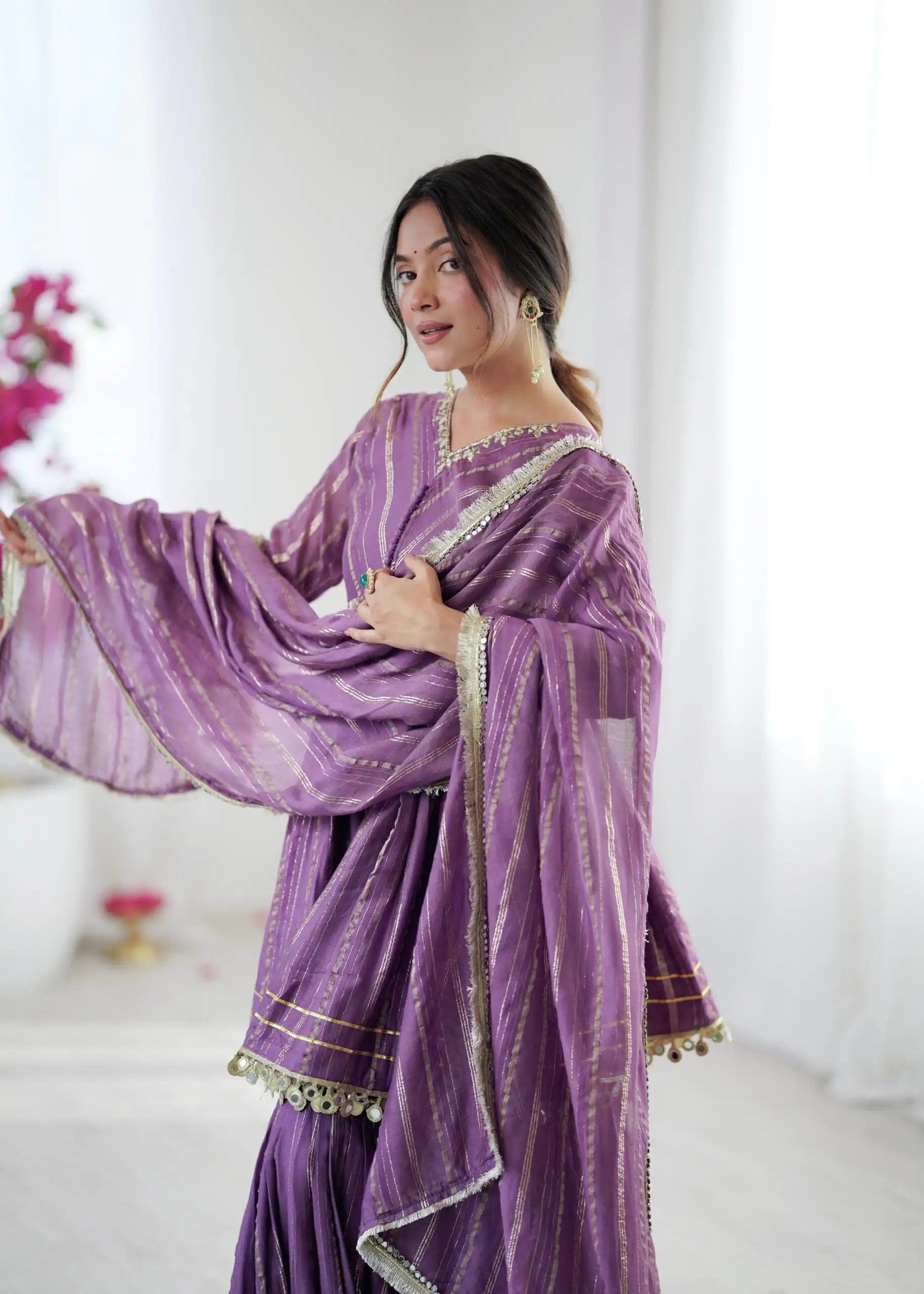 SRK 5300 Purple Mal Chanderi With Lace Work & Mirror Work Salwar Suit . Get it for ₹2099. Delivery 4-6 Working Days. Shop now. | Jump Suits, Tops & Bottoms, Track Suits, Salwar suit, Casual Suits, Creative suits, Designer Suits, Palazzo Suits, Party Wear Suits, Patiala Suits, Straight Suits, Trendy Wear