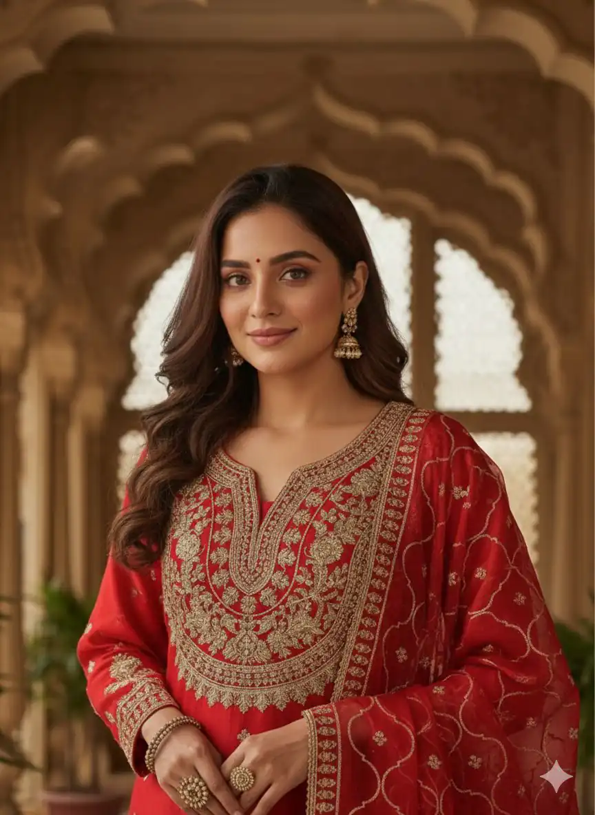 LG 2068 Red Salwar Suit Perfect for Wedding, Party, Baisakhi, Haldi, Ethnic Day –. Special Price ₹2149. Delivery 4-6 Working Days. Shop now. | Jump Suits, Salwar suit, Casual Suits, Creative suits, Designer Suits, Palazzo Suits, Party Wear Suits, Patiala Suits, Straight Suits