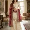 Red Fendy Silk Embroider Work Salwar Suit