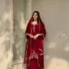 VLM 322 Red Georgette Salwar Suit Perfect for Wedding, Party, Housewarming, Durga Puja, Festival Celebrations – . Grab it for ₹1949. Delivery 4-6 Workin | Jump Suits, Salwar suit, Casual Suits, Creative suits, Designer Suits, Palazzo Suits, Party Wear Suits, Patiala Suits, Straight Suits