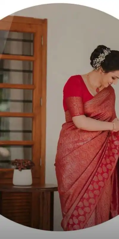 KP 4063 Red Soft Lichi Silk Saree with Lace Work & Lace Border. Affordable Price ₹1349. Delivery 4-6 Working Days. Shop now. | Designer Sarees, Sarees, Bollywood Sarees, Creative Sarees, Embroidered Sarees, Ethnic Saree, Modern Digital sarees, Party Wear Sarees