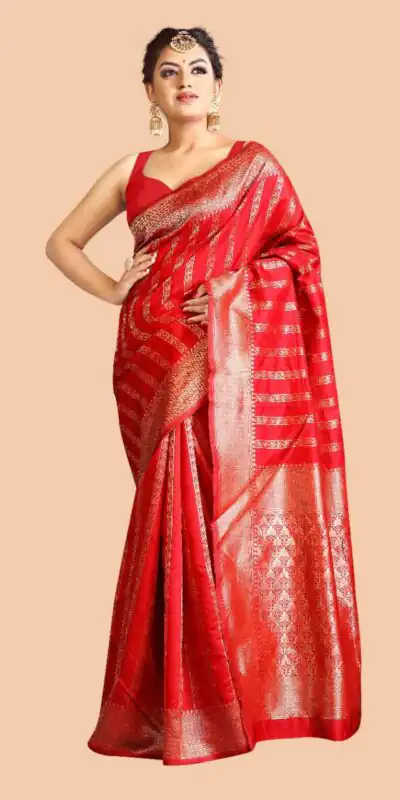 KPR 031 Red Color Soft Lichi Silk Saree with Lace Border & Lace Work. Best Price ₹1349. Delivery 4-6 Working Days. Shop now. | Designer Sarees, Sarees, Bollywood Sarees, Creative Sarees, Embroidered Sarees, Ethnic Saree, Modern Digital sarees, Party Wear Sarees