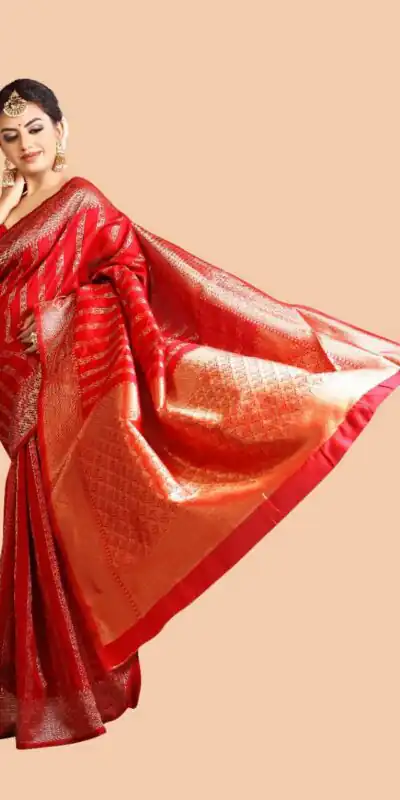 KPR 031 Red Color Soft Lichi Silk Saree with Lace Border & Lace Work. Best Price ₹1349. Delivery 4-6 Working Days. Shop now. | Designer Sarees, Sarees, Bollywood Sarees, Creative Sarees, Embroidered Sarees, Ethnic Saree, Modern Digital sarees, Party Wear Sarees