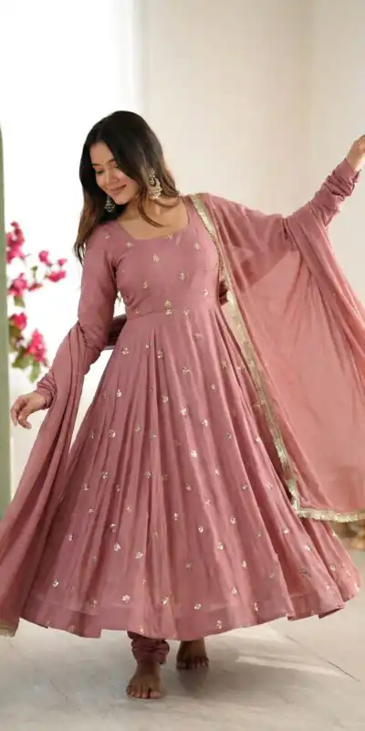 SRK 5330 Peach Color Roman Silk Salwar Suit with Embroidery Work. Available at ₹2099 only. Delivery 4-6 Working Days. Shop now. | Jump Suits, Salwar suit, Casual Suits, Creative suits, Designer Suits, Palazzo Suits, Party Wear Suits, Patiala Suits, Straight Suits