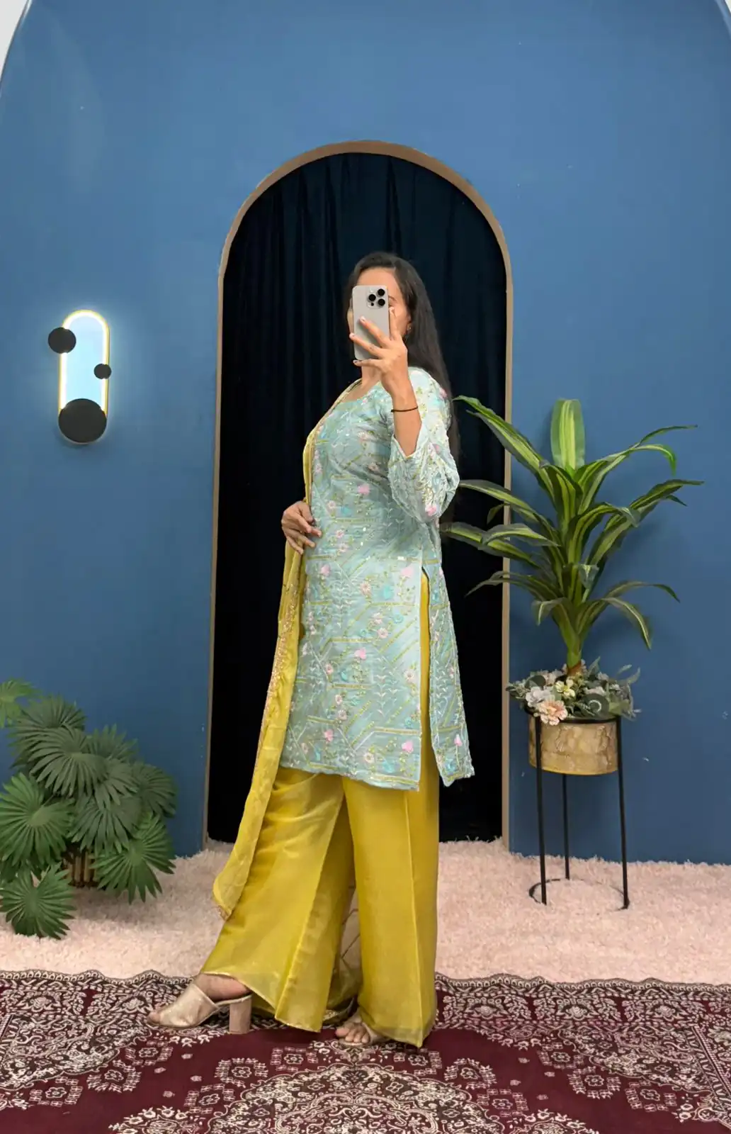 ST 1099 Sky Blue Zimmy Silk Salwar Suit Perfect for Wedding, Party, Karwa Chauth, Haldi, Eid – . Special Price ₹2449. Delivery 4-6 Working Days. Shop no | Jump Suits, Salwar suit, Casual Suits, Creative suits, Designer Suits, Palazzo Suits, Party Wear Suits, Patiala Suits, Straight Suits