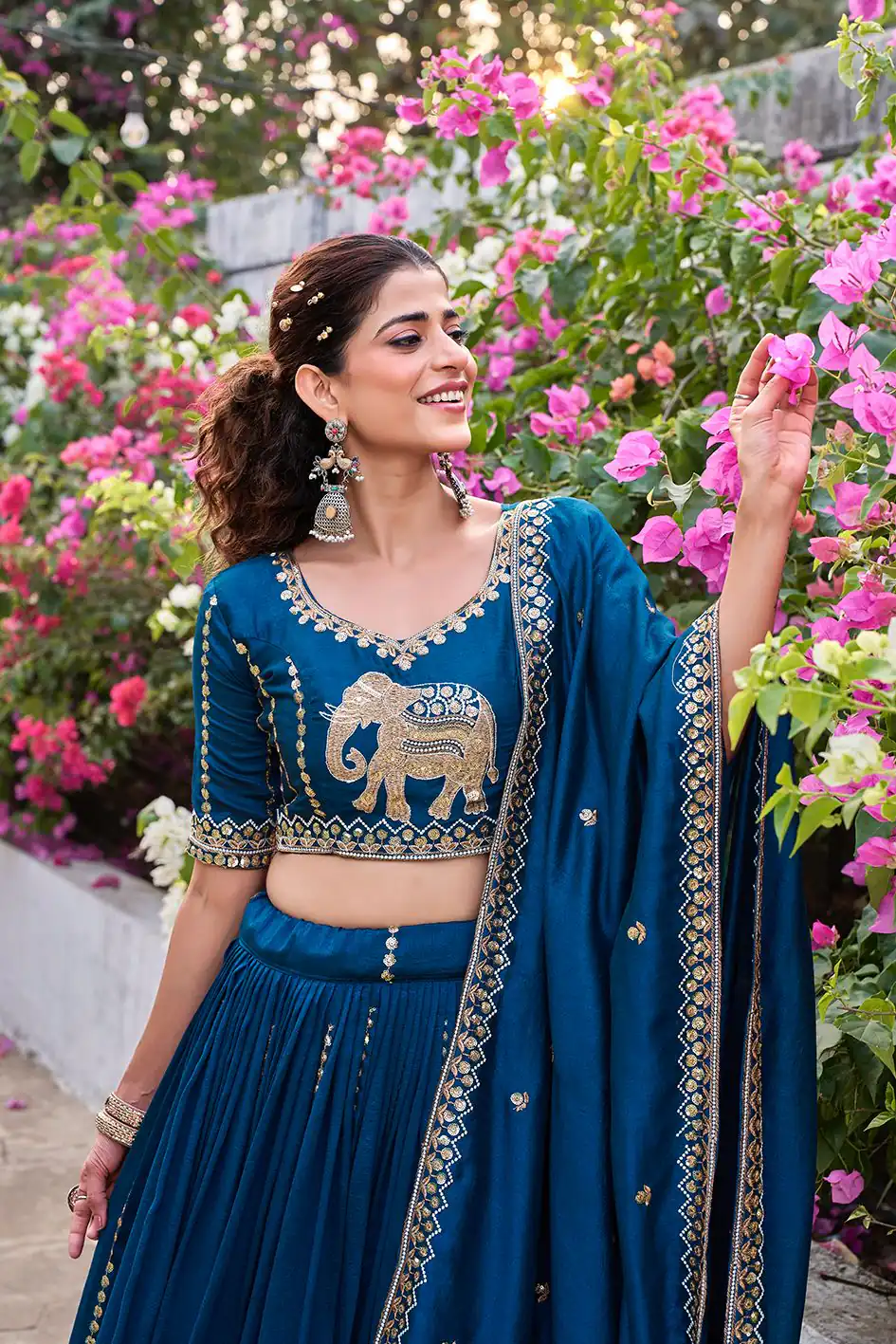 Ram 165 Blue in Color Vichitra Silk Embroidery Work Lehenga Choli . Now at just ₹2599. Delivery 4-6 Working Days. Shop now. | Lehenga, Bollywood Lehenga, Creative Lehenga, Designer Lehenga, Embroidered Lehenga, Party Wear Lehenga