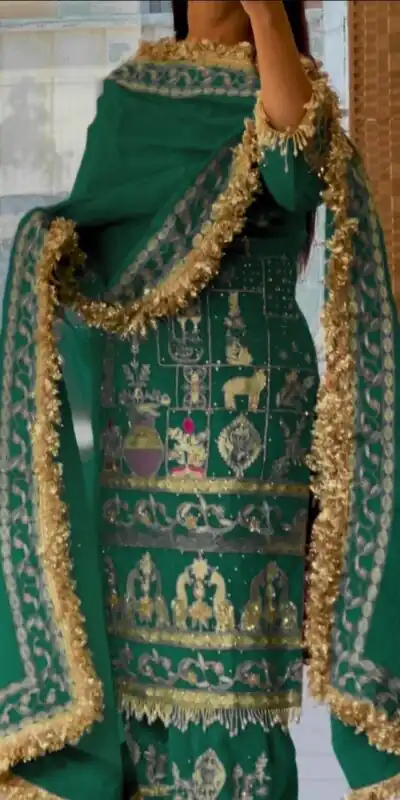 NF 1247 Green in Color Natural Crepe Embroidery Work Salwar Suit . Affordable Price ₹2599. Delivery 4-6 Working Days. Shop now. | Jump Suits, Salwar suit, Casual Suits, Creative suits, Designer Suits, Palazzo Suits, Party Wear Suits, Patiala Suits, Straight Suits