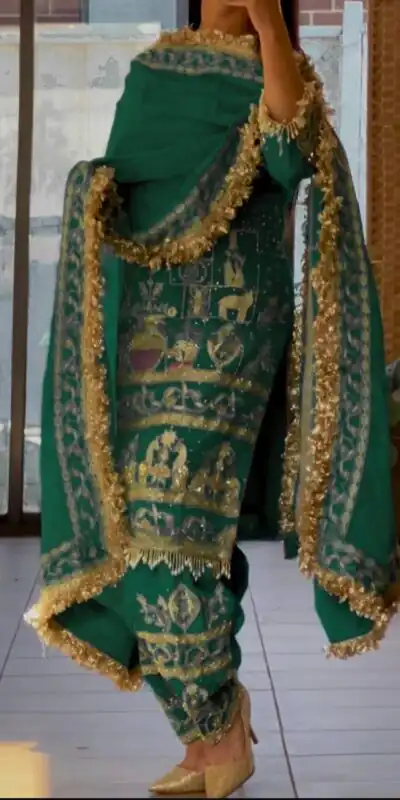 NF 1247 Green in Color Natural Crepe Embroidery Work Salwar Suit . Affordable Price ₹2599. Delivery 4-6 Working Days. Shop now. | Jump Suits, Salwar suit, Casual Suits, Creative suits, Designer Suits, Palazzo Suits, Party Wear Suits, Patiala Suits, Straight Suits