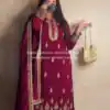 MD 3038 Maroon Color Crep Salwar Suit Brown with Embroidery Work. Exclusive Offer ₹2099. Delivery 4-6 Working Days. Shop now. | Jump Suits, Salwar suit, Casual Suits, Creative suits, Designer Suits, Palazzo Suits, Party Wear Suits, Patiala Suits, Straight Suits