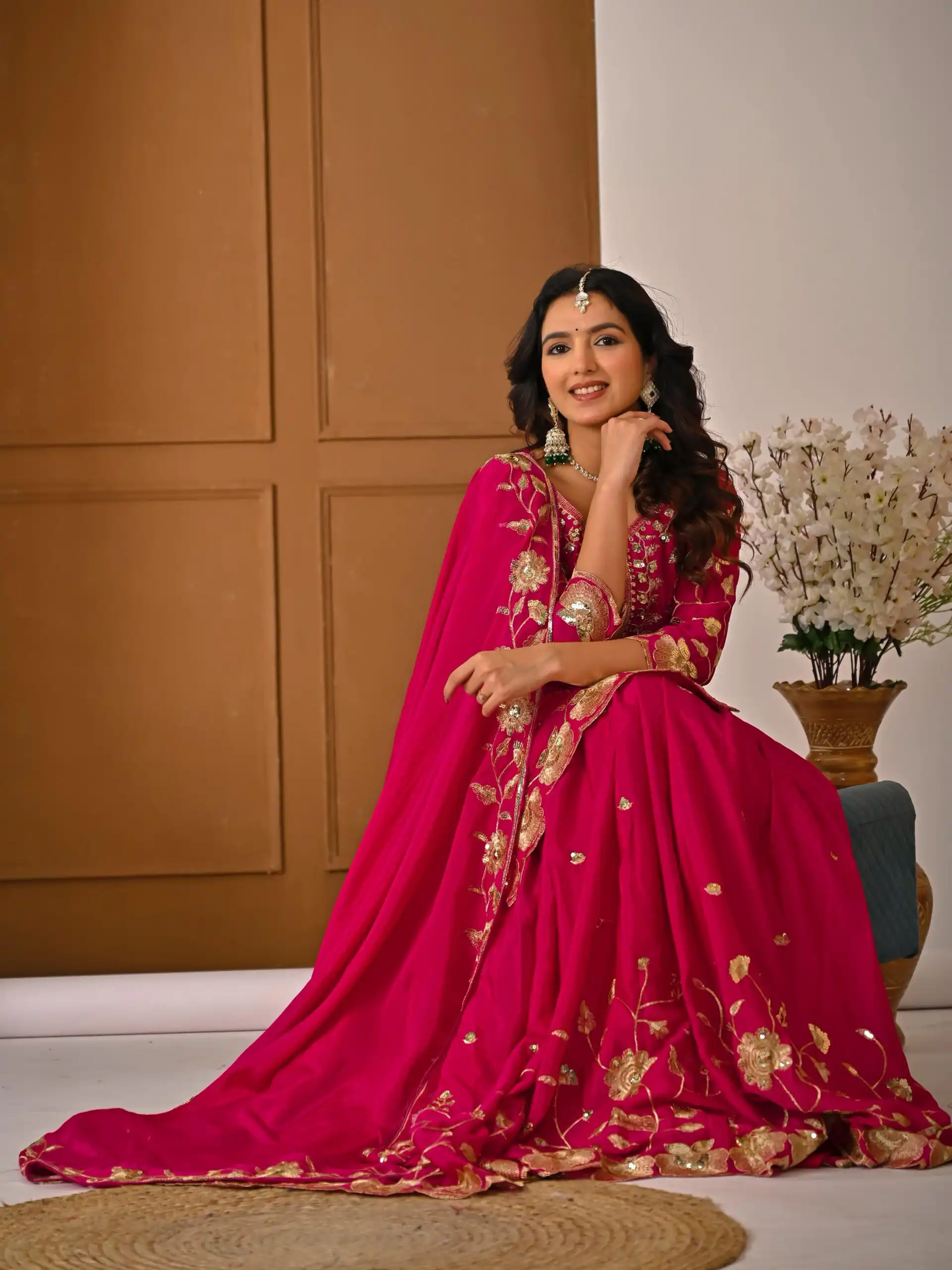 MD 3057 Pink Chinon Silk Salwar Suit with Embroidery Work & Lace Work. Affordable Price ₹2149. Delivery 4-6 Working Days. Shop now. | Jump Suits, Salwar suit, Casual Suits, Creative suits, Designer Suits, Palazzo Suits, Party Wear Suits, Patiala Suits, Straight Suits