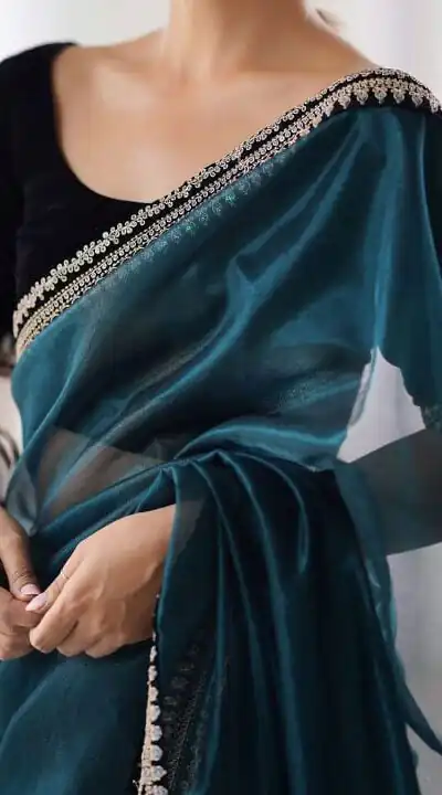 SC 1017 Teal Soft Twil Net Silk Saree Perfect for Wedding, Party, Temple Visit, Reception, Sangeet – . Now at just ₹1699. Delivery 4-6 Working Days. | Designer Sarees, Sarees, Bollywood Sarees, Creative Sarees, Embroidered Sarees, Ethnic Saree, Modern Digital sarees, Party Wear Sarees