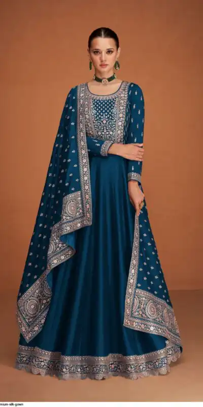 FC 9577 Teal Color Vichitra Salwar Suit with Embroidery Work. Available at ₹2649 only. Delivery 4-6 Working Days. Shop now. | Jump Suits, Salwar suit, Casual Suits, Creative suits, Designer Suits, Palazzo Suits, Party Wear Suits, Patiala Suits, Straight Suits