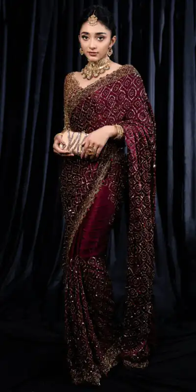 BT 328 Wine Color Kasturi Silk Georgette Saree with Zari Work. Online Best Price âš1999. Delivery 4-6 Working Days. Shop now. | Designer Sarees, Sarees, Bollywood Sarees, Creative Sarees, Embroidered Sarees, Ethnic Saree, Modern Digital sarees, Party Wear Sarees