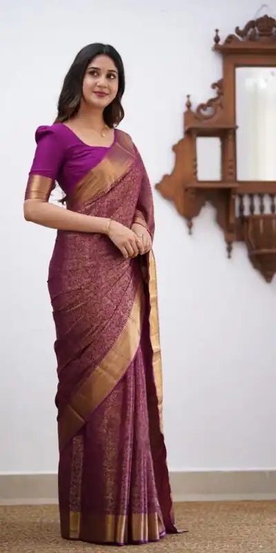 KPR 168 Wine in Soft Lichi Silk Lace Border & Lace Work Saree . Available at ₹1299 only. Delivery 4-6 Working Days. Shop now. | Designer Sarees, Sarees, Bollywood Sarees, Creative Sarees, Embroidered Sarees, Ethnic Saree, Modern Digital sarees, Party Wear Sarees