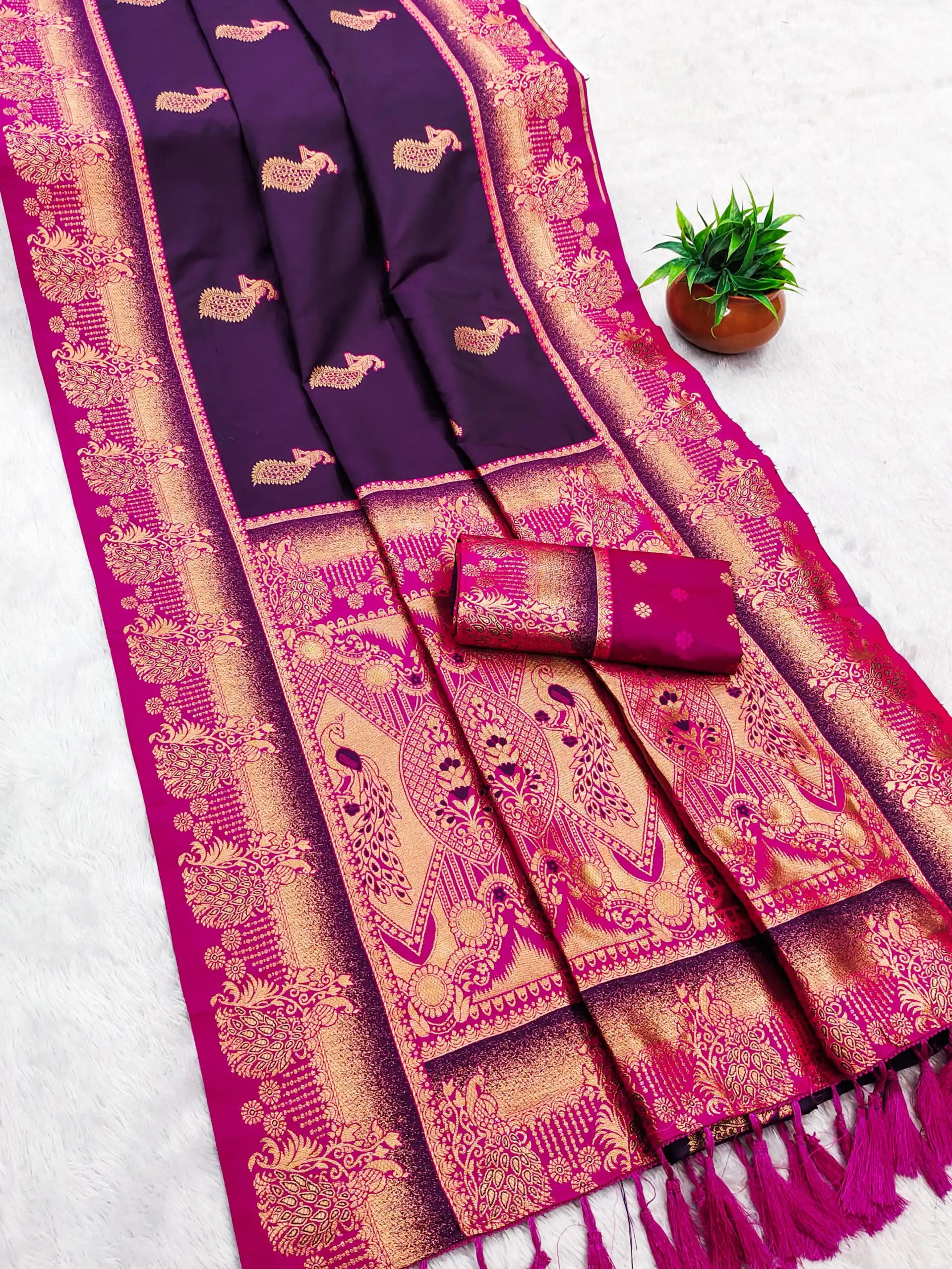 MB 1013 Wine Color Paithani silk Saree with Zari Work & Lace Work. Festive Deal ₹2399. Delivery 4-6 Working Days. Shop now. | Designer Sarees, Sarees, Bollywood Sarees, Creative Sarees, Embroidered Sarees, Ethnic Saree, Modern Digital sarees, Party Wear Sarees